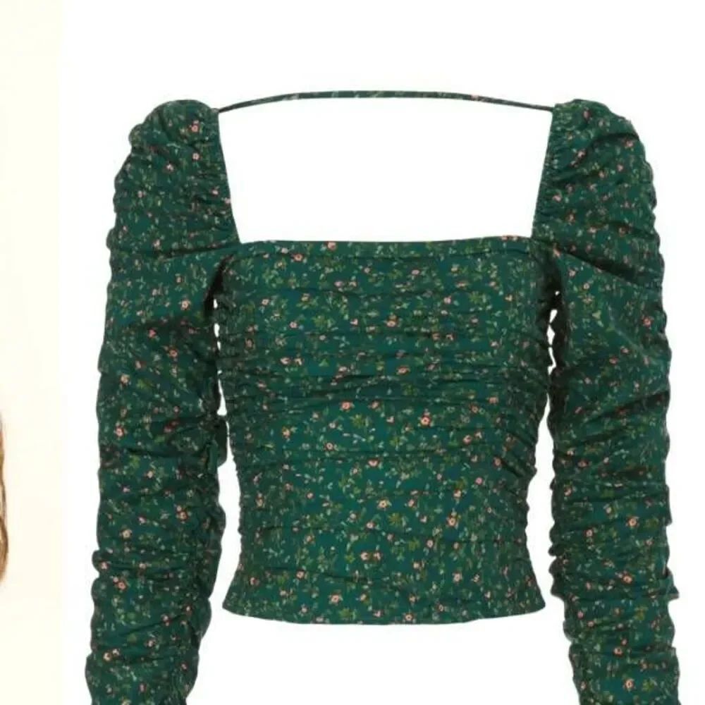Reformation Joi Top in Coriander sz 0